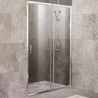 Душевая дверь BelBagno Unique 125 UNIQUE-BF-1-110/125-M-Cr профиль Хром стекло матовое UNIQUE-BF-1-110/125-M-Cr
