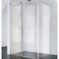 Душевой уголок BelBagno Acqua 140х100 ACQUA-AH-1-140/100-C-Cr профиль Хром стекло прозрачное