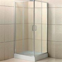 Душевой уголок BelBagno Uno 80х80 UNO-195-A-2-80-P-Cr профиль Хром стекло рифленое UNO-195-A-2-80-P-Cr