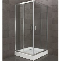 Душевой уголок BelBagno Uno 100х100 UNO-195-A-2-100-C-Cr профиль Хром стекло прозрачное UNO-195-A-2-100-C-Cr