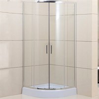 Душевой уголок BelBagno Uno 95х95 UNO-195-R-2-95-C-Cr профиль Хром стекло прозрачное