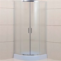 Душевой уголок BelBagno Uno 80х80 UNO-195-R-2-80-P-Cr профиль Хром стекло рифленое