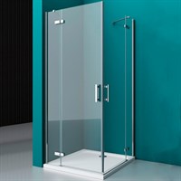 Душевой уголок BelBagno Kraft 120х100 KRAFT-AH-22-120/100-C-Cr-L профиль Хром стекло прозрачное KRAFT-AH-22-120/100-C-Cr-L