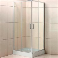 Душевой уголок BelBagno Uno 85х85 UNO-195-A-2-85-C-Cr профиль Хром стекло прозрачное UNO-195-A-2-85-C-Cr