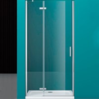 Душевая дверь BelBagno Kraft 100 KRAFT-B-12-60/40-C-Cr-L профиль Хром стекло прозрачное KRAFT-B-12-60/40-C-Cr-L