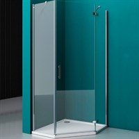 Душевой уголок BelBagno Kraft 100х100 KRAFT-P-1-100-C-Cr-R профиль Хром стекло прозрачное KRAFT-P-1-100-C-Cr-R