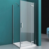 Душевой уголок BelBagno Kraft 90х90 KRAFT-A-12-90-C-Cr-R профиль Хром стекло прозрачное KRAFT-A-12-90-C-Cr-R