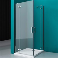 Душевой уголок BelBagno Kraft 100х100 KRAFT-A-22-100-C-Cr профиль Хром стекло прозрачное KRAFT-A-22-100-C-Cr
