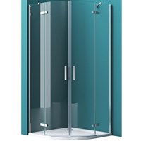Душевой уголок BelBagno Kraft 90х90 KRAFT-R-2-90-C-Cr профиль Хром стекло прозрачное KRAFT-R-2-90-C-Cr