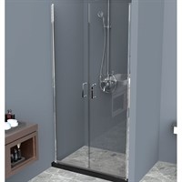 Душевая дверь BelBagno Uno 110 UNO-B-2-110-C-Cr профиль Хром стекло прозрачное UNO-B-2-110-C-Cr