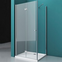 Душевой уголок BelBagno Albano 80х80 ALBANO-AS-1-80-C-Cr профиль Хром стекло прозрачное