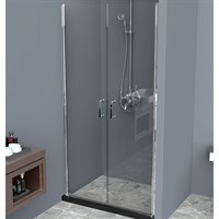 Душевая дверь BelBagno Uno 90 UNO-B-2-90-C-Cr профиль Хром стекло прозрачное UNO-B-2-90-C-Cr