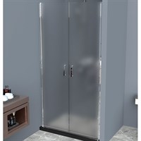 Душевая дверь BelBagno Uno 90 UNO-B-2-90-P-Cr профиль Хром стекло рифленое UNO-B-2-90-P-Cr
