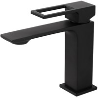 Смеситель для раковины BelBagno Luce LUC-LVM-NERO Черный матовый