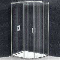 Душевой уголок BelBagno Uno 120х90 UNO-195-RH-2-120/90-C-Cr профиль Хром стекло прозрачное UNO-195-RH-2-120/90-C-Cr