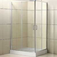 Душевой уголок BelBagno Uno 120х90 UNO-195-AH-2-120/90-C-Cr профиль Хром стекло прозрачное UNO-195-AH-2-120/90-C-Cr
