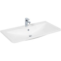 Раковина BelBagno 90 BB900/455-LV-MR-ALR Белая BB900/455-LV-MR-ALR