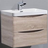 Тумба под раковину BelBagno Ancona-N 60 ANCONA-N-600-2C-SO-WO подвесная Rovere Bianco ANCONA-N-600-2C-SO-WO