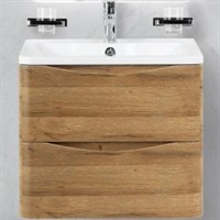 Тумба под раковину BelBagno ACQUA-600-2C-SO-RR подвесная Rovere Rustico ACQUA-600-2C-SO-RR