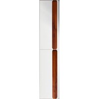 Шкаф пенал BelBagno Aurora 33 L AURORA-1600-2A-SC-BL-P-L подвесной Bianco Lucido без ручек AURORA-1600-2A-SC-BL-P-L