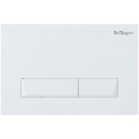 Клавиша смыва BelBagno Marmi BB009-MR-BIANCO Белая BB009-MR-BIANCO