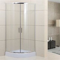 Душевой уголок BelBagno Uno 100х100 UNO-195-R-2-100-C-Cr профиль Хром стекло прозрачное UNO-195-R-2-100-C-Cr
