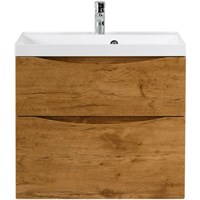 Тумба под раковину BelBagno Marino 90 MARINO-H60-900-2C-SO-RN-P подвесная Rovere Nature MARINO-H60-900-2C-SO-RN-P