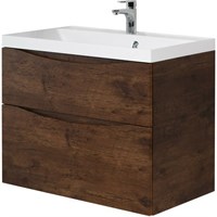 Тумба под раковину BelBagno Marino 90 MARINO-H60-900-2C-SO-RW-P подвесная Rovere Moro MARINO-H60-900-2C-SO-RW-P