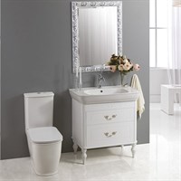 Тумба под раковину BelBagno Prado 80 Bianco Laccato Lucido PRADO-800-2C-PIA1-BL
