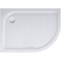 Акриловый поддон для душа BelBagno Tray 120x80x15 TRAY-BB-RH-120/80-550-15-W-L Белый L с антискользящим покрытием