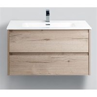 Тумба под раковину BelBagno Kraft 90 KRAFT-900-2C-SO-RGB подвесная Белый дуб Галифакс KRAFT-900-2C-SO-RGB