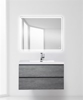 Тумба под раковину BelBagno Luce 100 LUCE-1000-2C-SO-SCM подвесная Цементная штукатурка LUCE-1000-2C-SO-SCM