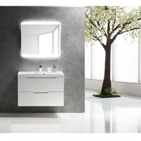 Тумба под раковину BelBagno Vittoria 90 Белая/Bianco Lucido VITTORIA-900-2C-SO-BL