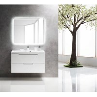 Тумба под раковину BelBagno Vittoria 100 Белая/Bianco Lucido VITTORIA-1000-2C-SO-BL