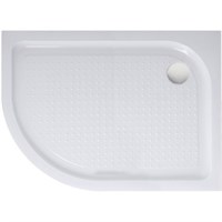 Акриловый поддон для душа BelBagno Tray 120x80x15 TRAY-BB-RH-120/80-550-15-W-R Белый R с антискользящим покрытием