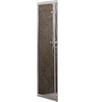 Душевая стенка BelBagno Unique FIX 80 профиль Хром стекло прозрачное UNIQUE-80-FIX-C-Cr