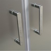 Душевая дверь BelBagno Unique 180х190 профиль Хром стекло рифленое UNIQUE-BF-2-150/180-P-Cr