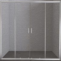 Душевая дверь BelBagno Unique 200 UNIQUE-BF-2-170/200-C-Cr профиль Хром стекло прозрачное UNIQUE-BF-2-170/200-C-Cr