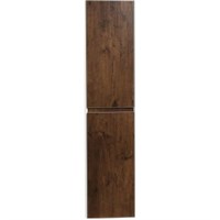 Шкаф пенал BelBagno Pietra 35 подвесной Темно-коричневый PIETRA-1500-2A-SC-PL