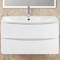 Тумба под раковину BelBagno ACQUA-900-2C-SO-BL подвесная Bianco Lucido ACQUA-900-2C-SO-BL