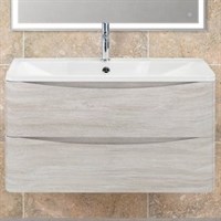 Тумба под раковину BelBagno ACQUA-1000-2C-SO-RVB подвесная Rovere Vintage Bianco ACQUA-1000-2C-SO-RVB