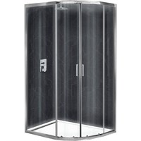 Душевой уголок BelBagno UNO-195-RH-2-120/80-C-Cr 120х80 профиль Хром стекло прозрачное UNO-195-RH-2-120/80-C-Cr