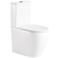 Унитаз компакт BelBagno Etna BB2157CPR без бачка и сиденья BB2157CPR