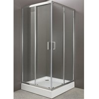 Душевой уголок BelBagno Uno 90x90 UNO-A-2-90-C-Cr профиль Хром стекло прозрачное