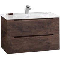 Тумба под раковину BelBagno ETNA 39-800/390-2C-SO-RW-P подвесная Rovere Moro ETNA39-800/390-2C-SO-RW-P