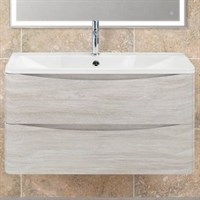 Тумба под раковину BelBagno ACQUA-900-2C-SO-RVB подвесная Rovere Vintage Bianco