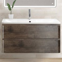 Тумба под раковину BelBagno ALBANO-1000-2C-SO-RNG подвесная Robere Nature Grigio ALBANO-1000-2C-SO-RNG