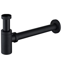Сифон для раковины BelBagno BB-SMT2-NERO Черный матовый BB-SMT2-NERO