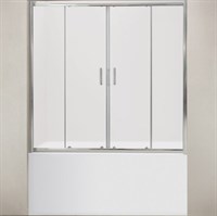 Шторка на ванну BelBagno UNO-VF-2-150/145-M-Cr профиль Хром стекло матовое UNO-VF-2-150/145-M-Cr