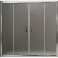 Шторка на ванну BelBagno Uno VF-2 170 профиль Хром стекло рифленое UNO-VF-2-170/145-P-Cr